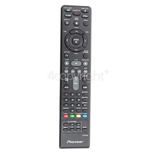 Pioneer XVBD707 Remote Control