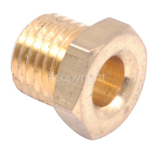 Rangemaster 5694 110 LPG Black 1/4 Tube Nut Brass