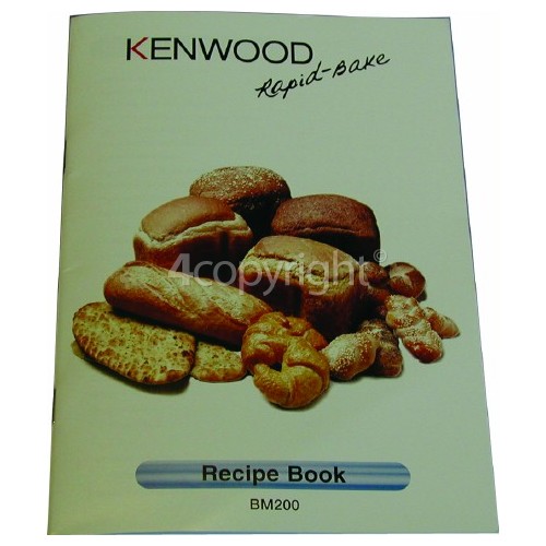 Kenwood BM200 Use KEN671952 Recipe Book B/m