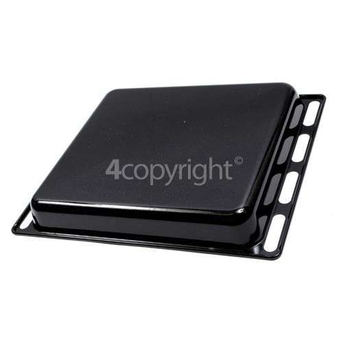 Hotpoint AHP69PX Oven Tray - Black : 446x364mm X 56mm Deep