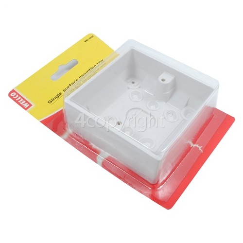 Wellco Single Economy 32mm Pattress Box (Box Of 2)