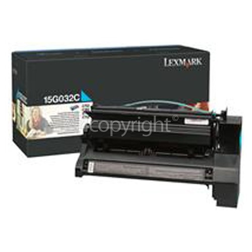 Lexmark C760DN Genuine 15G032C High Yield Cyan Toner Cartridge