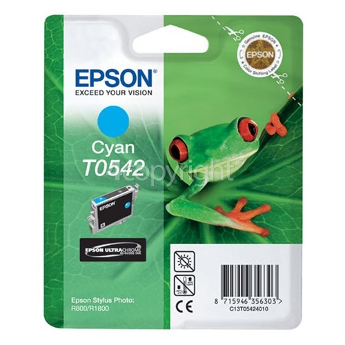 Epson Genuine T0542 Cyan Ink Cartridge