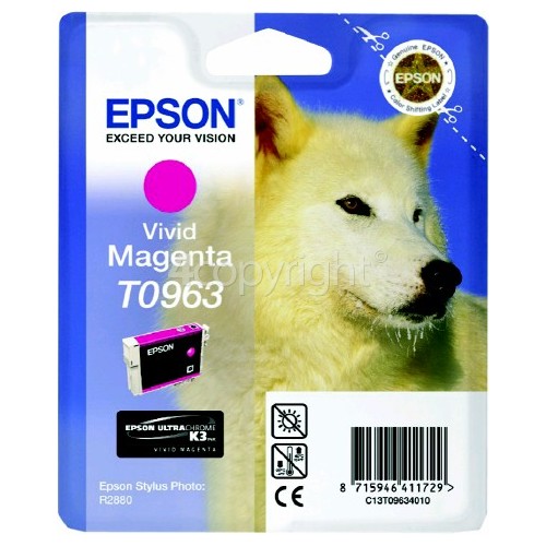 Epson Genuine T0963 Magenta Ink Cartridge