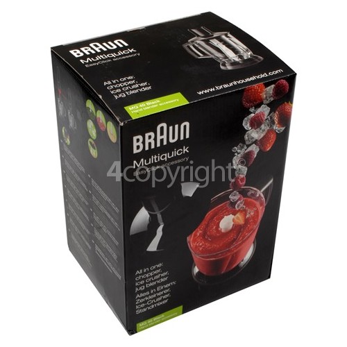 Braun MQ940 110/220 Cordless Blender with Ice Crusher
