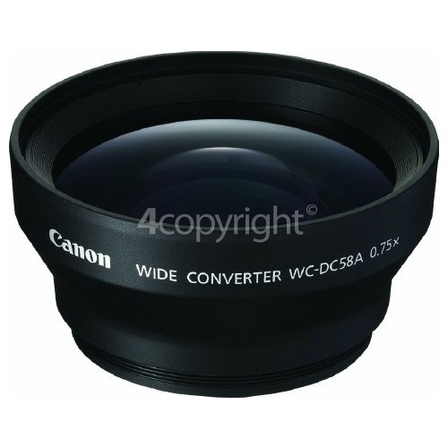 Canon WC-DC58A Wide Conversion Lens 27mm