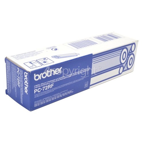 Brother Genuine PC72RF 2x Ribbon Refill (Pack Of 2)