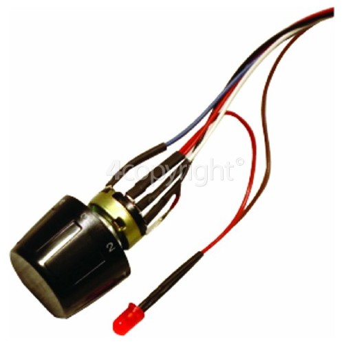 Kenwood HG187 Temperature Control Potentiometer & Neon