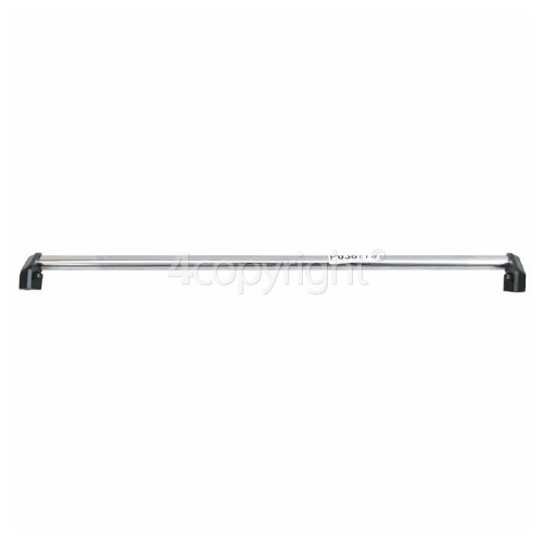 Rangemaster 8485 90 Ceramic Cranberry/Chrome Hand Rail - Chrome
