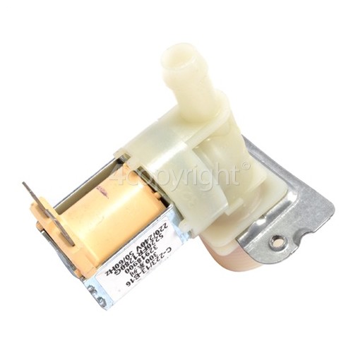 LG WD1045FH Cold Water Single Inlet Solenoid Valve : 180Deg. With 12 Bore Outlet