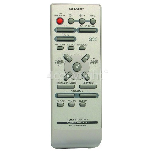 Sharp G0062SJ Remote Control