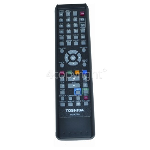 Toshiba RD88DTKB SER0309 Remote Control