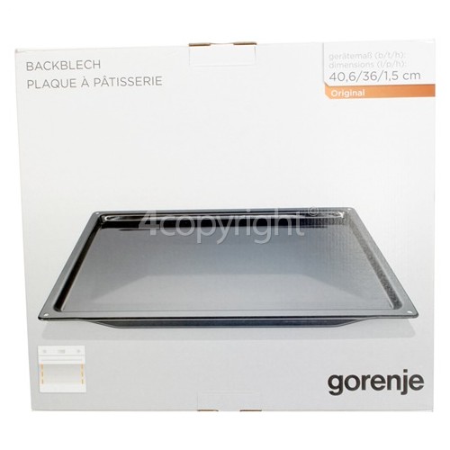 Gorenje AC037 Oven Baking Tray - Shallow 406x360mm X 15mm Deep