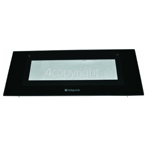 Hotpoint BU71K Top Oven Outer Door Glass