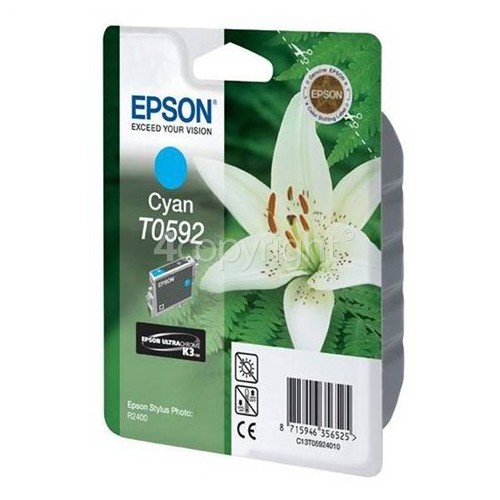 Epson Genuine T0592 Cyan Ink Cartridge