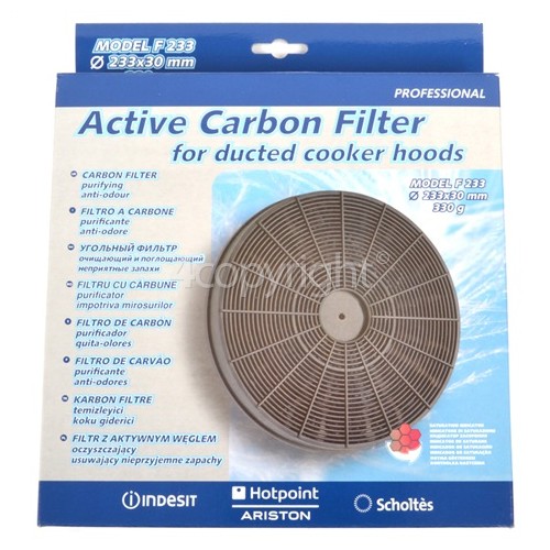 Creda 45012 F233 Active Carbon Filter