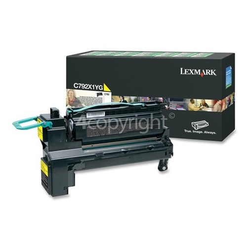 Lexmark C792DTE Genuine C792X1YG Yellow Toner Cartridge