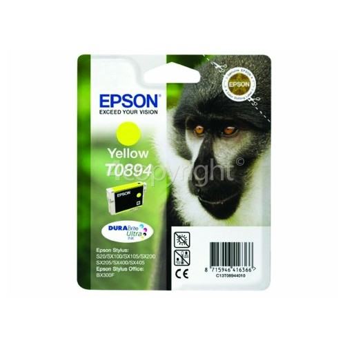 Epson Genuine T0894 Yellow Ink Cartridge