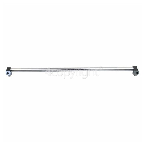 Rangemaster 8485 90 Ceramic Cranberry/Chrome Hand Rail - Chrome