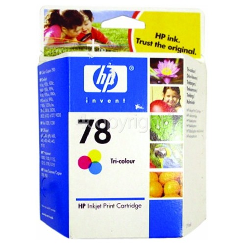 Hewlett Packard 1220C Genuine No.78 Colour Ink Cartridge