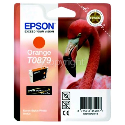 Epson Genuine T0879 Orange Ink Cartridge