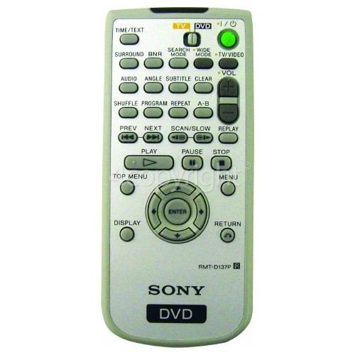 Sony RMTD137P Remote Control