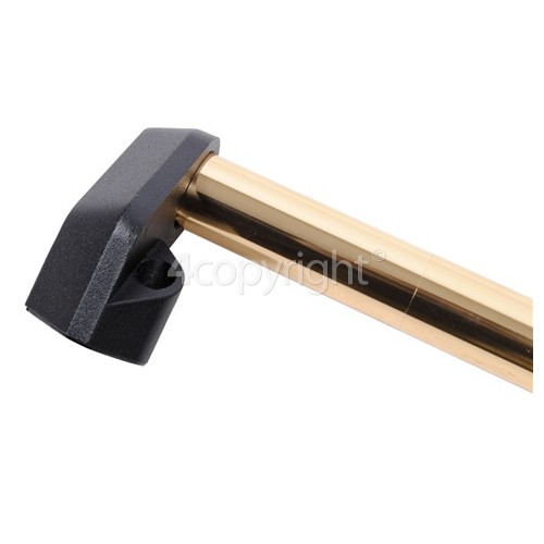 Rangemaster 8486 90 Ceramic Cranberry/Brass Towel Rail