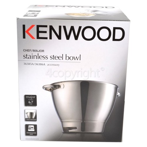 Kenwood Major Round Mixing Bowl - Stainless Steel 6.7L