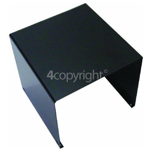 Rangemaster 6305 CH90 Electric black/chrome badge Standard/ Short Upper Chimney