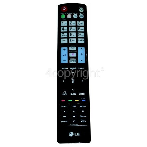 LG Remote Control www.4lg.co.uk