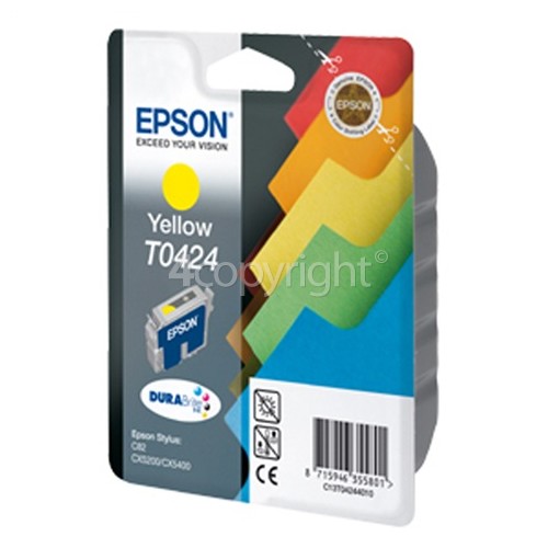 Epson Genuine T0424 Yellow Ink Cartridge