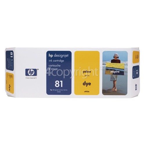 Sharp Genuine No.81 Dye Yellow Ink Cartridge (C4933A)