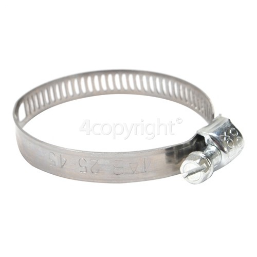 Whirlpool 084 WT/GY Hose Clip Clamp Band 25-45mm Dia.