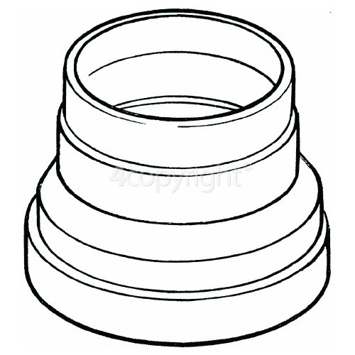 Ducting Reducer - 125mm To 100mm