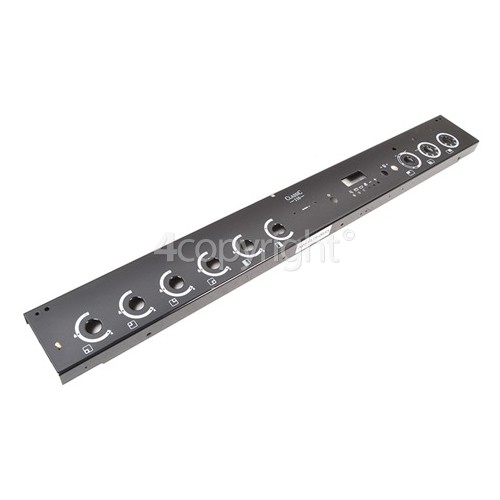 Rangemaster 9470 Classic 110 Lidded DF/NG FSD Black/Chrome Control Panel