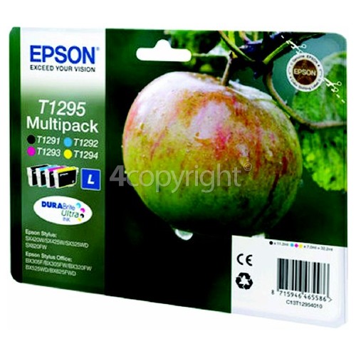 Epson Genuine T1295 Multi-Pack Ink Cartridges