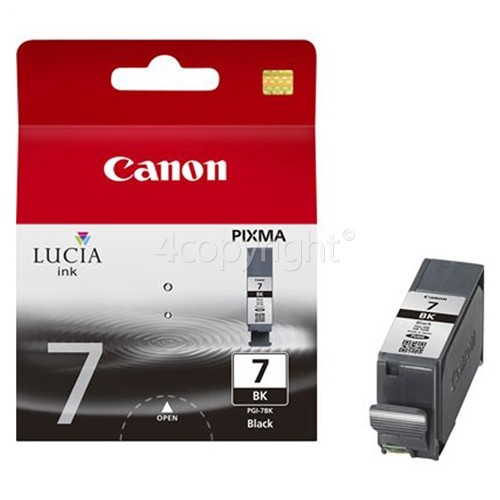 Canon Genuine PGI-7BK Black Ink Cartridge