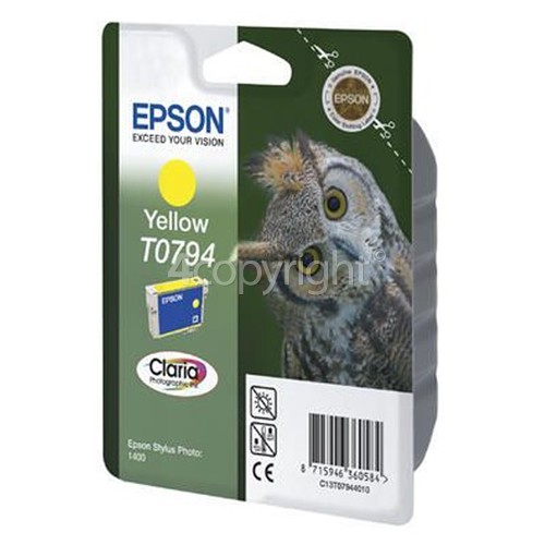 Epson Genuine T0794 Yellow Ink Cartridge