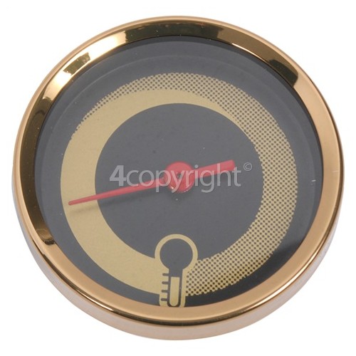 Rangemaster 7268 90 DF NG FSD Double Oven Black/Brass Thermodial Gold