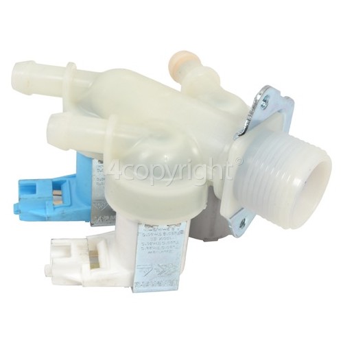 Hotpoint Cold Water Triple Solenoid Inlet Valve : 180Deg. With Protected Push Connectors