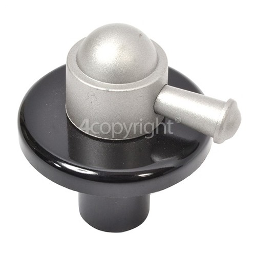 Delonghi PX906 Cooker Control Knob - Black / Silver