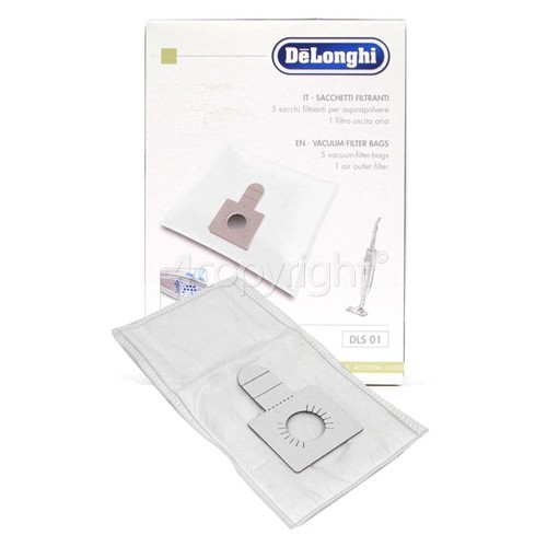 Delonghi DLS01 Bag:Paper Comes With Filter (Pack Of 5)