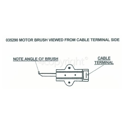 Ariston 1218CDE Carbon Brush & Holder