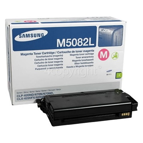 Samsung Genuine CLT-M5082L High Capacity Magenta Toner Cartridge