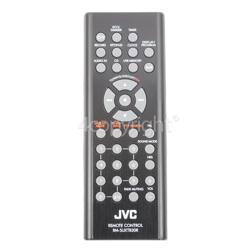 JVC RMSUXTB30R Remote Control