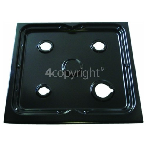 Rangemaster 7309 110 DF FSD PHD cream Left Hand Hob Top - Black