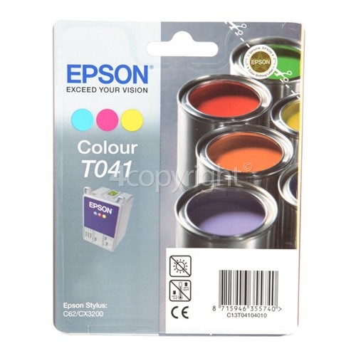 Epson Genuine T041 Colour Ink Cartridge