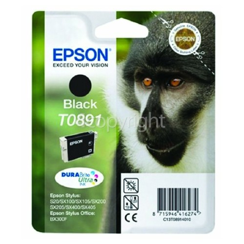 Epson Genuine T0891 Black Ink Cartridge