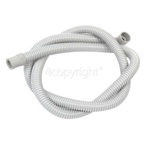 Creda 1.86mtr. Drain Hose 21mm End With Right Angle End 29mm, Internal Dia.s'