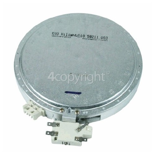 Electrolux Group Ceramic Hotplate Element Dual 1700W | Spares 
